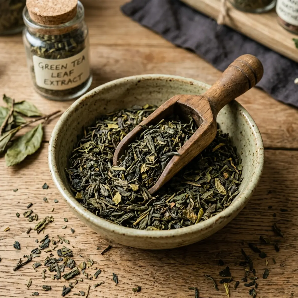 Green Tea Leaf Extract (EGCG-Rich) in Jelly Burn